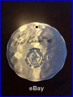 HAND SIGNED by Founder of WENDELL AUGUST FORGE Aluminum 1983 Christmas Ornament