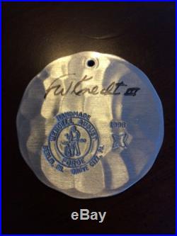 HAND SIGNED by Founder of WENDELL AUGUST FORGE Aluminum 1996 Christmas Ornament