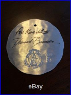 HAND SIGNED by Founder of WENDELL AUGUST FORGE Aluminum 1997 Christmas Ornament