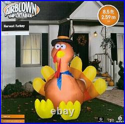 HARVEST Turkey Gemmy Airblown Inflatable, 8 ft. SHIPS FREE