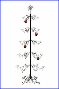 HOHIYA Metal Ornament Display Tree Stand Hook Hanger Christmas Xmas Halloween