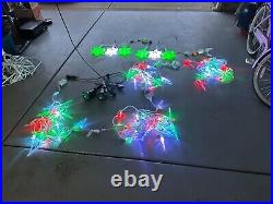 HOLIDAY SHOW HOME Icicles, 3D holograms, Snowflakes, Bluetooth, 8 Total Pieces