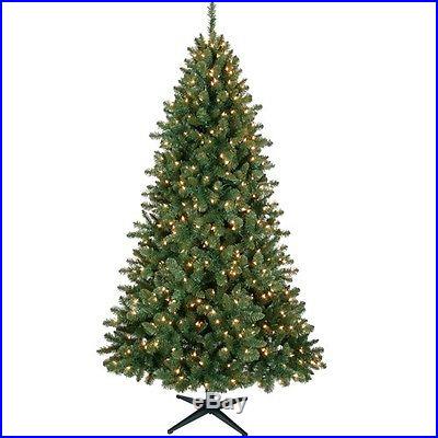 HOLIDAY TIME 7ft Christmas Tree Duncan Clear Lights NEW IN BOX