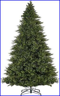 HOMCOM 12ft Artificial Christmas Tree with 8410 Tips Foldable Metal Stand