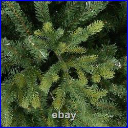 HOMCOM 12ft Artificial Christmas Tree with 8410 Tips Foldable Metal Stand