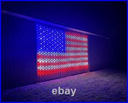 HUGE 10×20 960 LED American Flag Light Display Outdoor Patriotic USA 10′ x 20