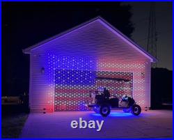 HUGE 10x20 960 LED American Flag Light Display Outdoor Patriotic USA 10' x 20 HUGE 10x20 960 LED American Flag Light Display Outdoor Patriotic USA 10' x 20