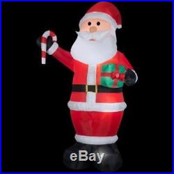 HUGE 12' Inflatable Giant Santa with Gift Candy Cane Christmas Yard Decor NEW