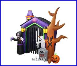 HUGE Halloween Inflatable Haunted House Arch Archway Skeleton Ghost Decoration HUGE Halloween Inflatable Haunted House Arch Archway Skeleton Ghost Decoration