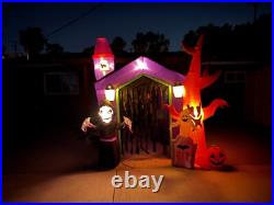 HUGE Halloween Inflatable Haunted House Arch Archway Skeleton Ghost Decoration HUGE Halloween Inflatable Haunted House Arch Archway Skeleton Ghost Decoration