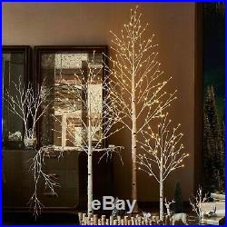 Hairui Lighted White Birch Twig Tree Twinkle LED Christmas Home Party Decoration