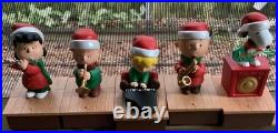 Hallmark 2011 Peanuts Christmas Wireless Band Set Of 5 Tested Works