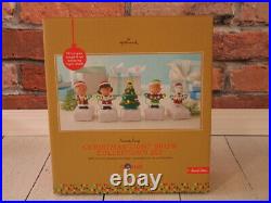 Hallmark 2015 Peanuts Gang Christmas Light Show Collector’s Set New in Box