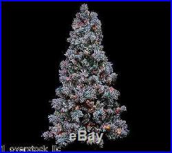 Hallmark 5′ Sugared Spruce Pre-Lit Christmas Tree MULTI Lights H203375