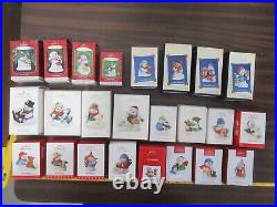Hallmark Keepsake lot of 24 Snow Buddies ornaments