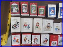 Hallmark Keepsake lot of 24 Snow Buddies ornaments