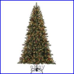 Hallmark Northern Escape 7.5' Pre-Lit Christmas Tree with Clear Lights and Stand