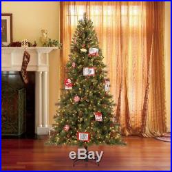 Hallmark Northern Escape 7.5′ Pre-Lit Christmas Tree with Clear Lights and Stand