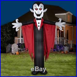Halloween Airblown Inflatable Vampire with Cape 12ft Tall Yard Decor NEW