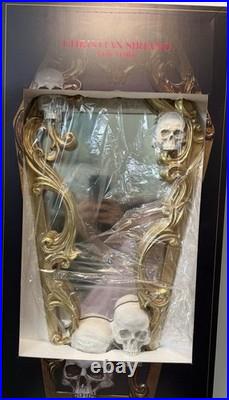 Halloween CHRISTIAN SIRIANO NEW YORK 25 Wall Framed Mirror Gold With Skull New Halloween CHRISTIAN SIRIANO NEW YORK 25 Wall Framed Mirror Gold With Skull New