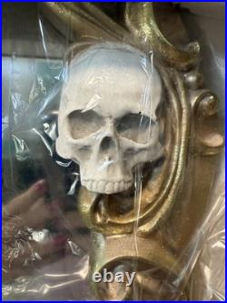 Halloween CHRISTIAN SIRIANO NEW YORK 25 Wall Framed Mirror Gold With Skull New Halloween CHRISTIAN SIRIANO NEW YORK 25 Wall Framed Mirror Gold With Skull New