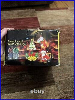 Halloween Christmas Projector Lights Outdoor 14 HD Slides 3D Ocean Wave +Patt