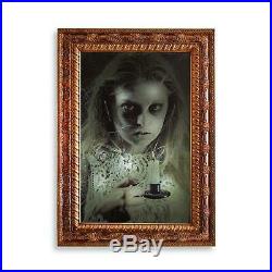 Halloween Decoration Girl Ghost Haunted Mirror Motion Activated Animated Prop