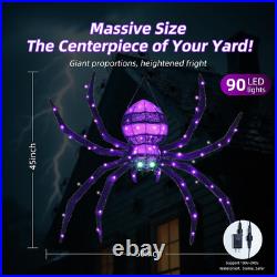 Halloween Decorations Outdoor Hanging Spider 4.2FT Giant Climb the Wall Spider Halloween Decorations Outdoor Hanging Spider 4.2FT Giant Climb the Wall Spider