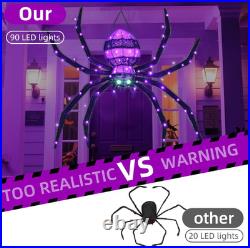 Halloween Decorations Outdoor Hanging Spider 4.2FT Giant Climb the Wall Spider Halloween Decorations Outdoor Hanging Spider 4.2FT Giant Climb the Wall Spider