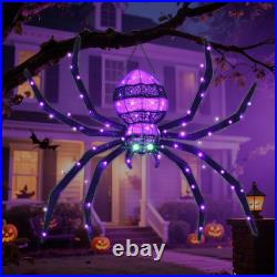 Halloween Decorations Outdoor Hanging Spider 4.2FT Giant Climb the Wall Spider Halloween Decorations Outdoor Hanging Spider 4.2FT Giant Climb the Wall Spider