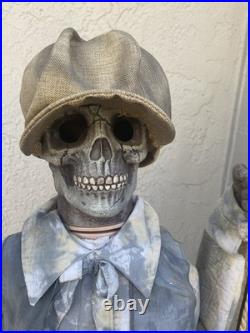 Halloween Express Animated Swinging Skeletal Boy Halloween Decoration Size 62