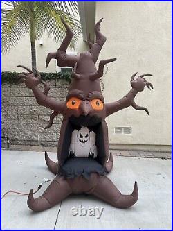 Halloween Gemmy 7 ft Ghostly Tree withGhost Airblown Inflatable Rare 2013