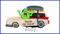 Halloween Ghostbusters Ecto 1 Slimer Ambulance Inflatable Airblown 7 Ft