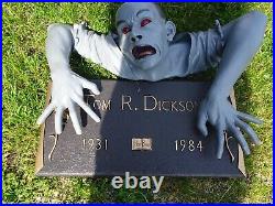 Halloween Ghoul with Real HeadStone