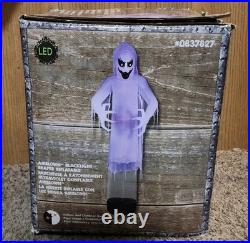 Halloween Haunted Gemmy 12-ft x 4.36-ft Lighted Reaper Airblown Inflatable