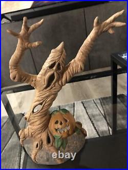 Halloween Haunted Horror Tree Figurine Statue 8 Inch Rare HTF