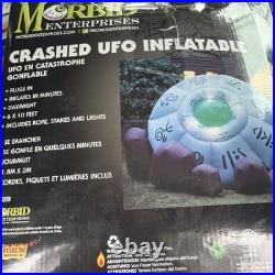 Halloween Inflatable Crashed UFO Spaceship Decoration by Morbid Halloween