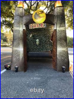 Halloween Inflatable Dinosaur Trunk or Treat Car Decorations Kit for SUV Bann