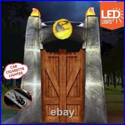 Halloween Inflatable Dinosaur Trunk or Treat Car Decorations Kit for SUV Bann