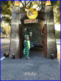 Halloween Inflatable Dinosaur Trunk or Treat Car Decorations Kit for SUV Bann