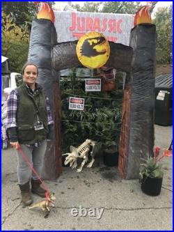 Halloween Inflatable Dinosaur Trunk or Treat Car Decorations Kit for SUV Bann