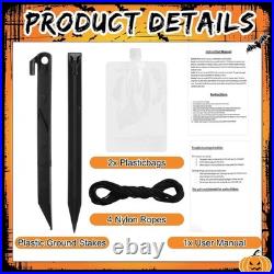 Halloween Inflatables Decorations Outdoor 5.6 Ft Pumpkin Skeleton Skull Giant In