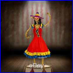 Halloween Life-Size Animated Spanish Day of the Dead DOD Latex Prop Decoration