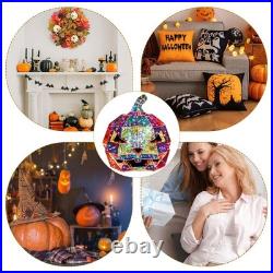 Halloween Ornament Lamp Prismatic Iridescent Pumpkin Prismatic LED Pumpkin Light Halloween Ornament Lamp Prismatic Iridescent Pumpkin Prismatic LED Pumpkin Light