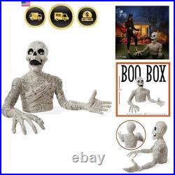 Halloween Outdoor Decorations Scary Groundbreaking Mummy Yard Porch Prop 36in