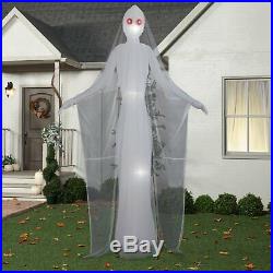 Halloween Outdoor Lighted Inflatable Decor 12′ Giant Spooky Ghost Spirit Woman