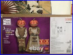 Halloween Rotten Patch Pumpkin Twins 3 Ft Home Depot Free Shipping