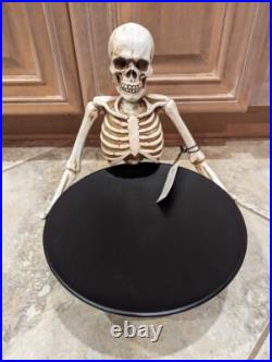 Halloween Skeleton Server Serving Plate 2 Piece Set NWT Pier 1