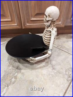 Halloween Skeleton Server Serving Plate 2 Piece Set NWT Pier 1