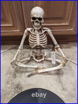 Halloween Skeleton Server Serving Plate 2 Piece Set NWT Pier 1